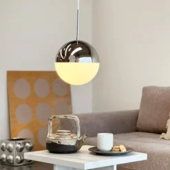 Dyberg Larsen Nova D25 riippuvalaisin, opaali/kromi, metalli