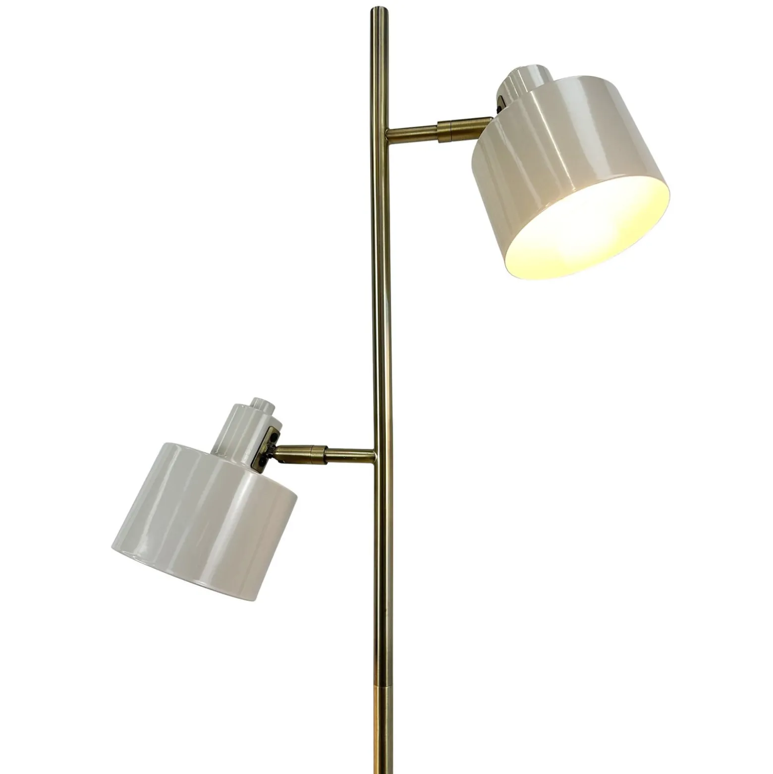Dyberg Larsen Ocean-maavalaisin, beige, korkeus 160 cm, 2-lamppuinen.