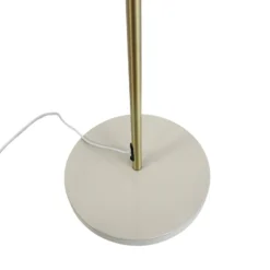Dyberg Larsen Ocean-maavalaisin, beige, korkeus 160 cm, 2-lamppuinen.