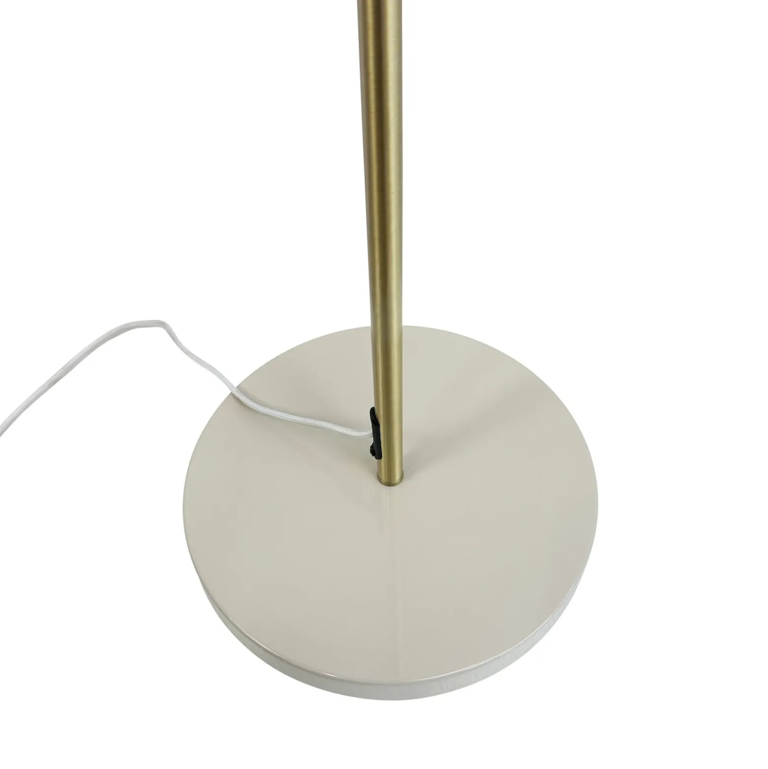 Dyberg Larsen Ocean-maavalaisin, beige, korkeus 160 cm, 2-lamppuinen.