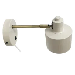 Dyberg Larsen Ocean -seinälamppu, beige, ulkonema 30 cm