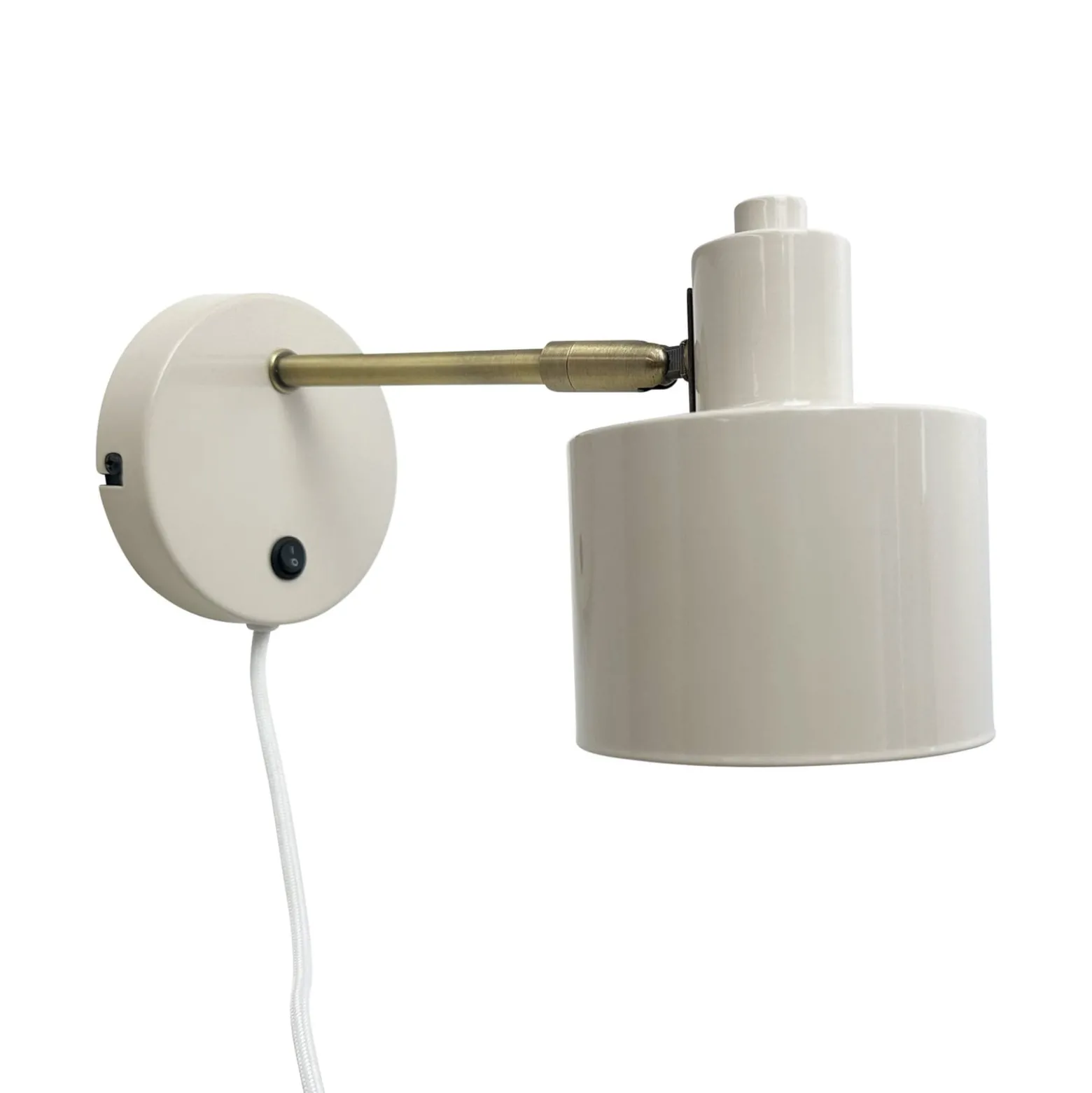 Dyberg Larsen Ocean -seinälamppu, beige, ulkonema 30 cm