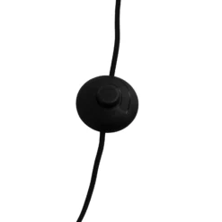 Dyberg Larsen Oswald -lattiavalaisin, musta/teräs, korkeus 135 cm