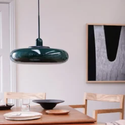 Dyberg Larsen Planet-riippuvalo, tummanvihreä, Ø 40 cm, metalli