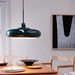 Dyberg Larsen Planet-riippuvalo, tummanvihreä, Ø 40 cm, metalli