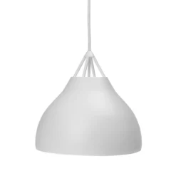 Dyberg Larsen Pyra-riippuvalo, Ø 23 cm, valkoinen, metalli