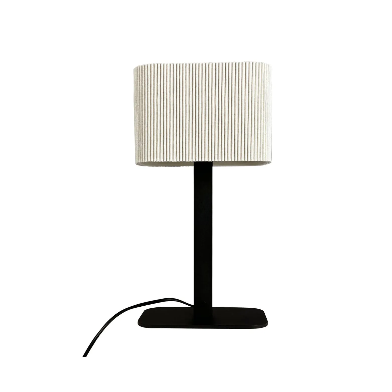 Dyberg Larsen pöytälamppu Calix, luonnonvalkoinen, korkeus 39 cm