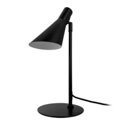 Dyberg Larsen pöytälamppu DL12, musta, korkeus 39,5 cm, metalli