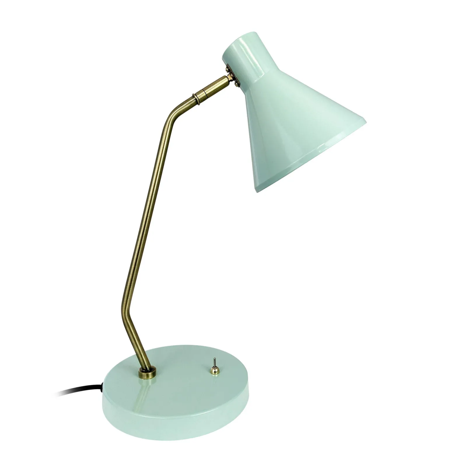 Dyberg Larsen pöytälamppu Sleep, mintunvihreä, korkeus 43,3 cm