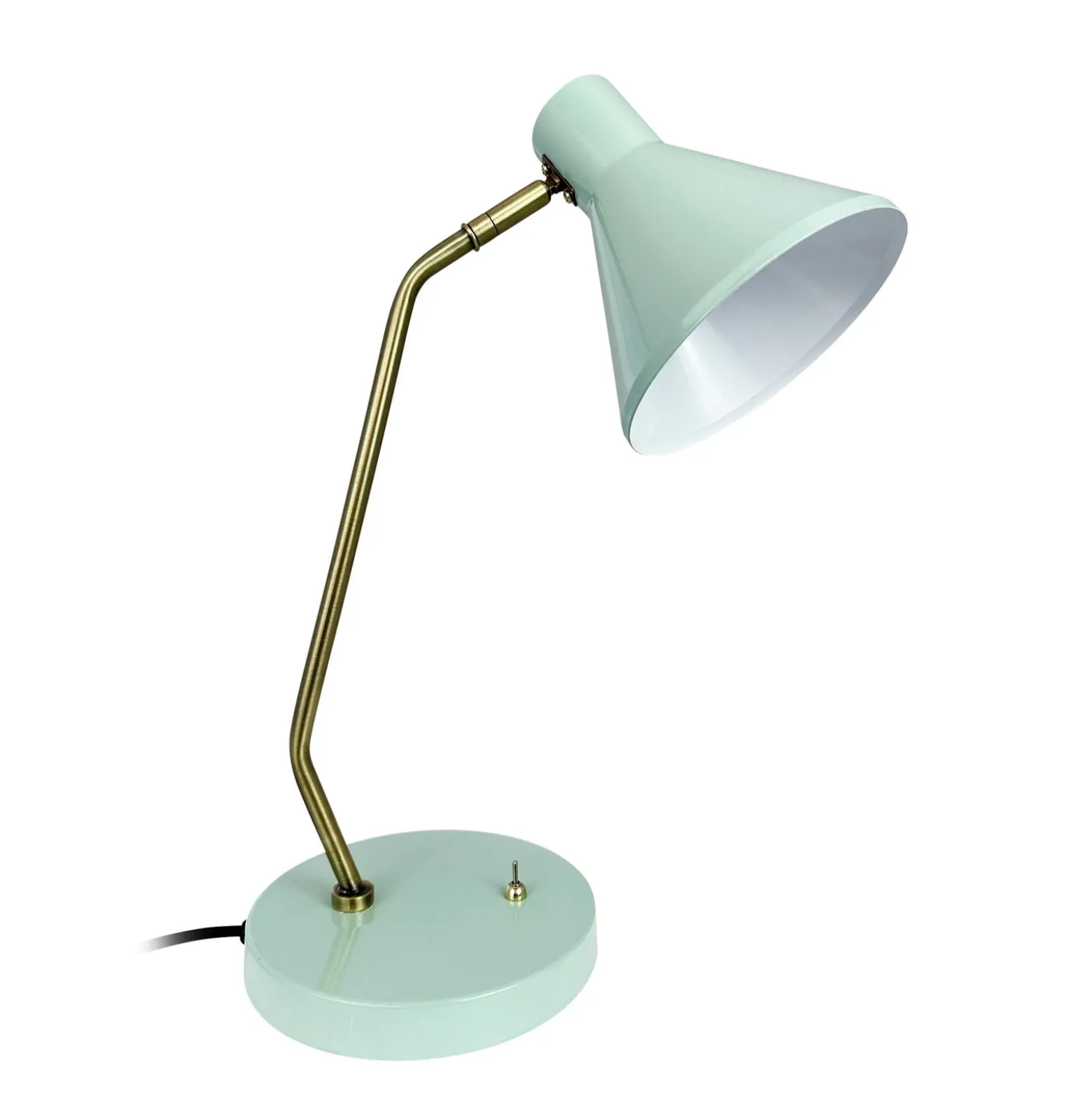 Dyberg Larsen pöytälamppu Sleep, mintunvihreä, korkeus 43,3 cm