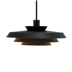 Dyberg Larsen riippuvalo DL44, musta, metalli, Ø 45 cm