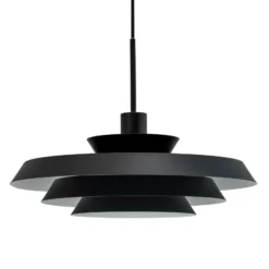 Dyberg Larsen riippuvalo DL44, musta, metalli, Ø 45 cm