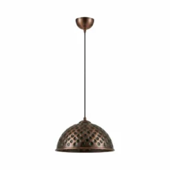 ECHO-riippuvalaisin, kuparivärinen, halkaisija 26 cm, metallia, E27