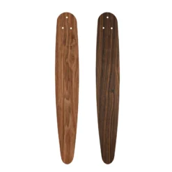 ECO ELEMENTS -kattotuuletin, pähkinäpuu/ruskea, halkaisija 180 cm, hiljainen