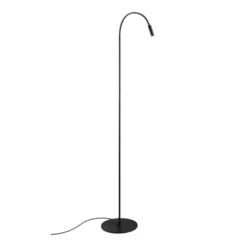 Egger DLS LED-lattiavalaisin Zooom, joustava varsi, platinanvärinen