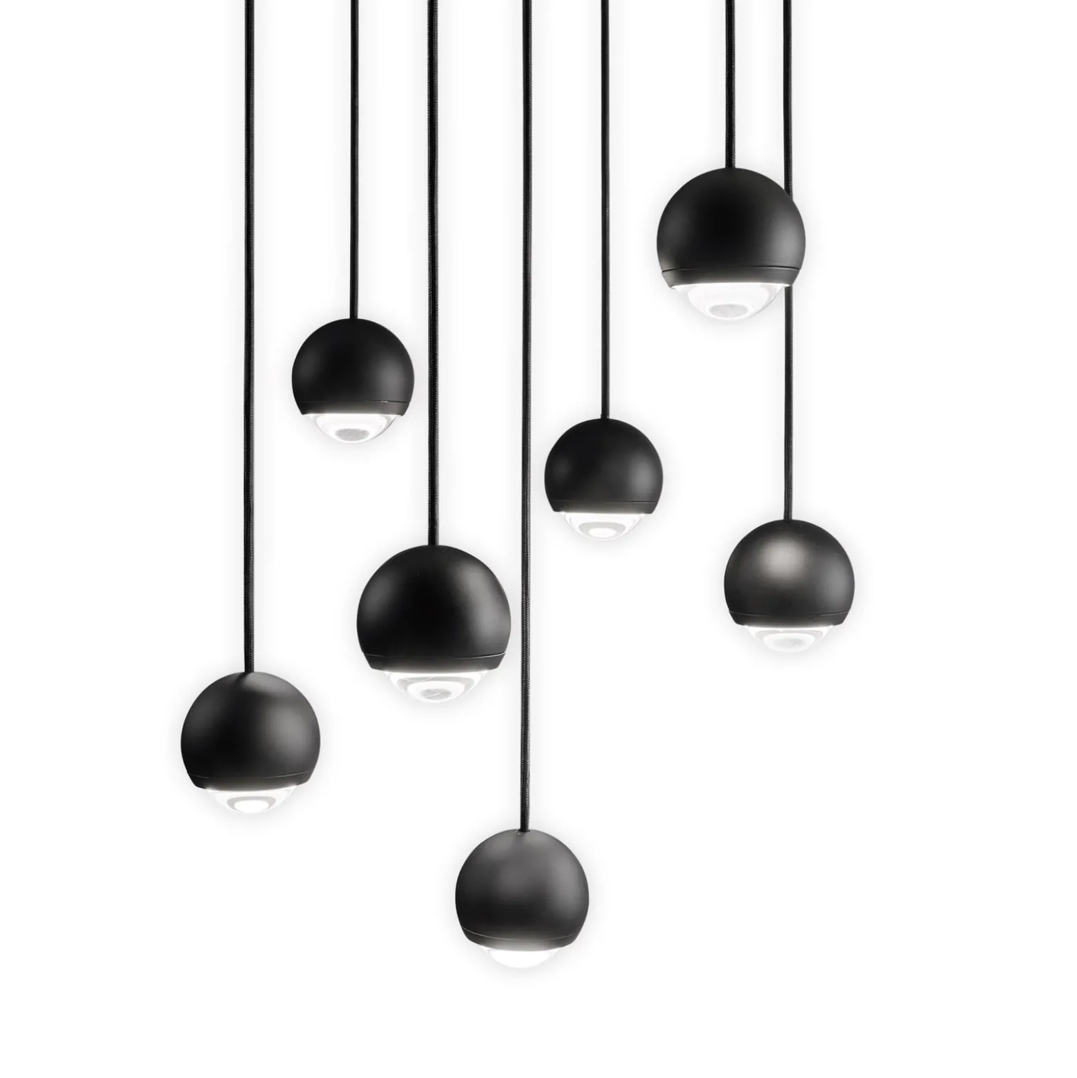 Egger DLS LED-riippuvalaisin Cleo, musta