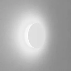 Egger DLS LED-seinävalaisin Orbit, valkoinen, Ø 25 cm, alumiini, 2700 K