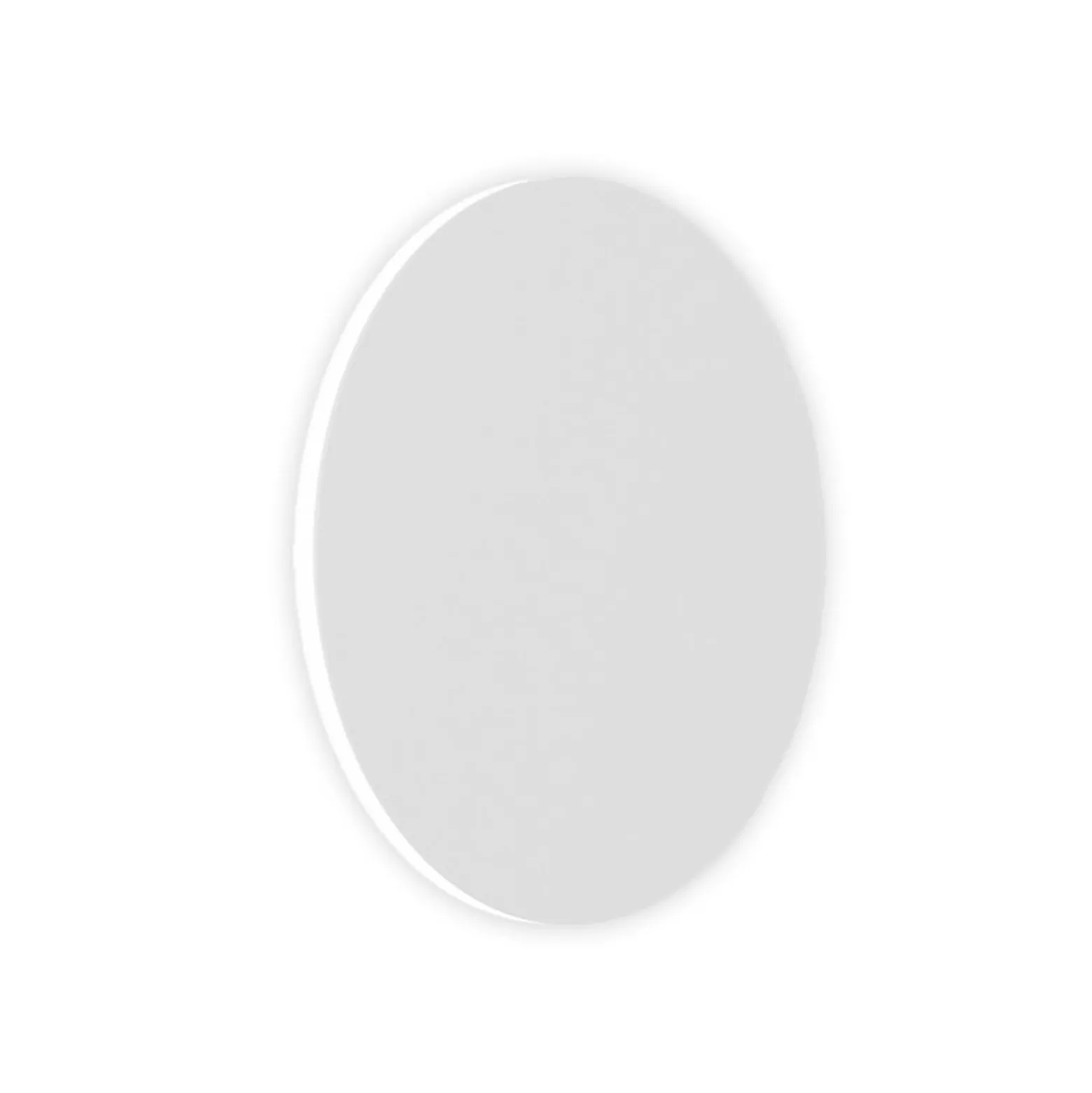 Egger DLS LED-seinävalaisin Orbit, valkoinen, Ø 25 cm, alumiini, 2700 K