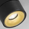 Egger DLS LED-valonheitin Clippo Duo, musta-kulta, 2700K