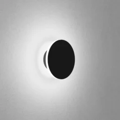 Egger DLS seinävalaisin Orbit, musta, Ø 12,5 cm, alumiini 2 700 K