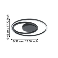 EGLO connect Calagrano-Z-LED-kattovalaisin, Ø45 cm