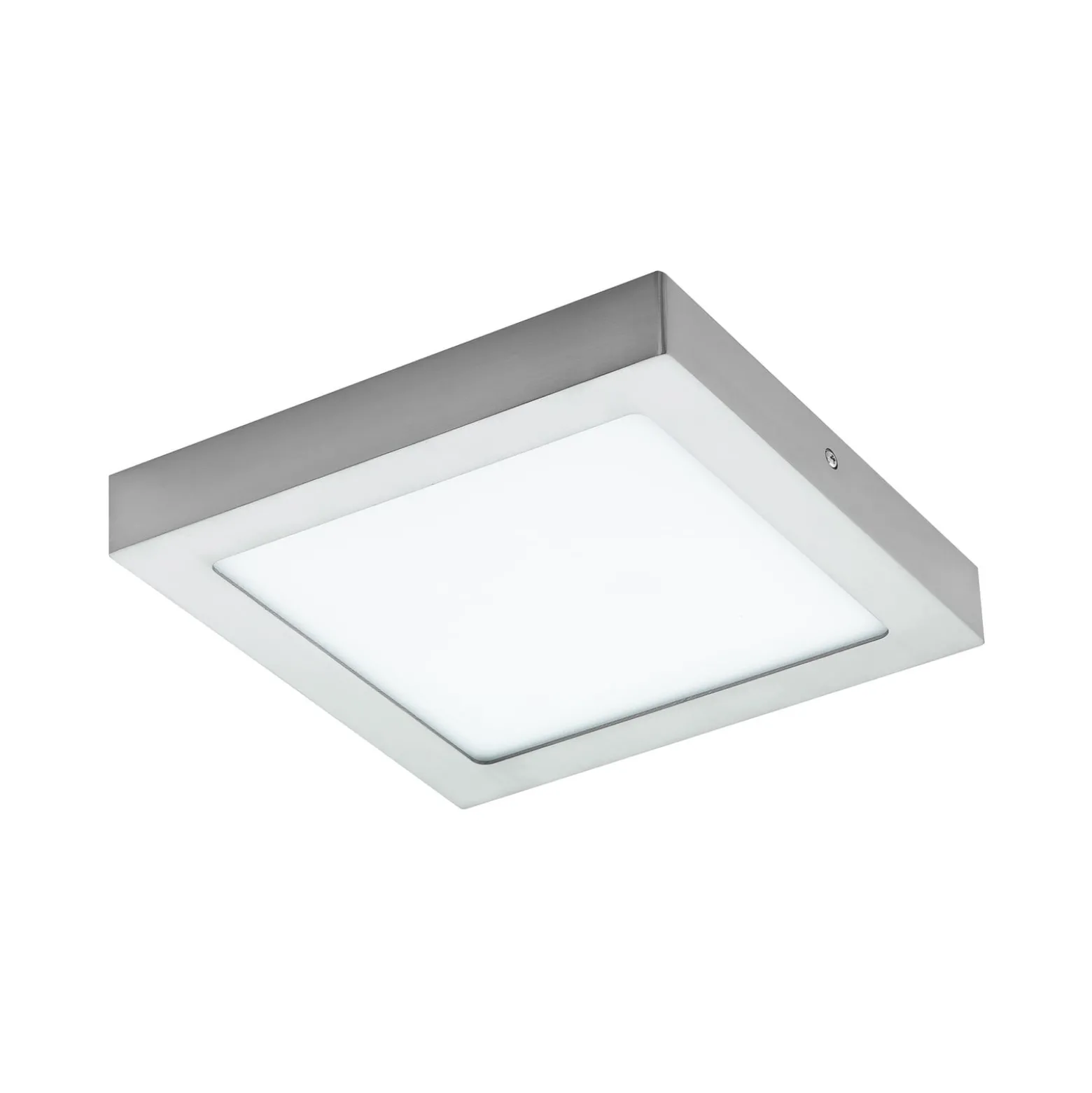EGLO connect Fueva-C-kattovalo 22,5 cm nikkeli