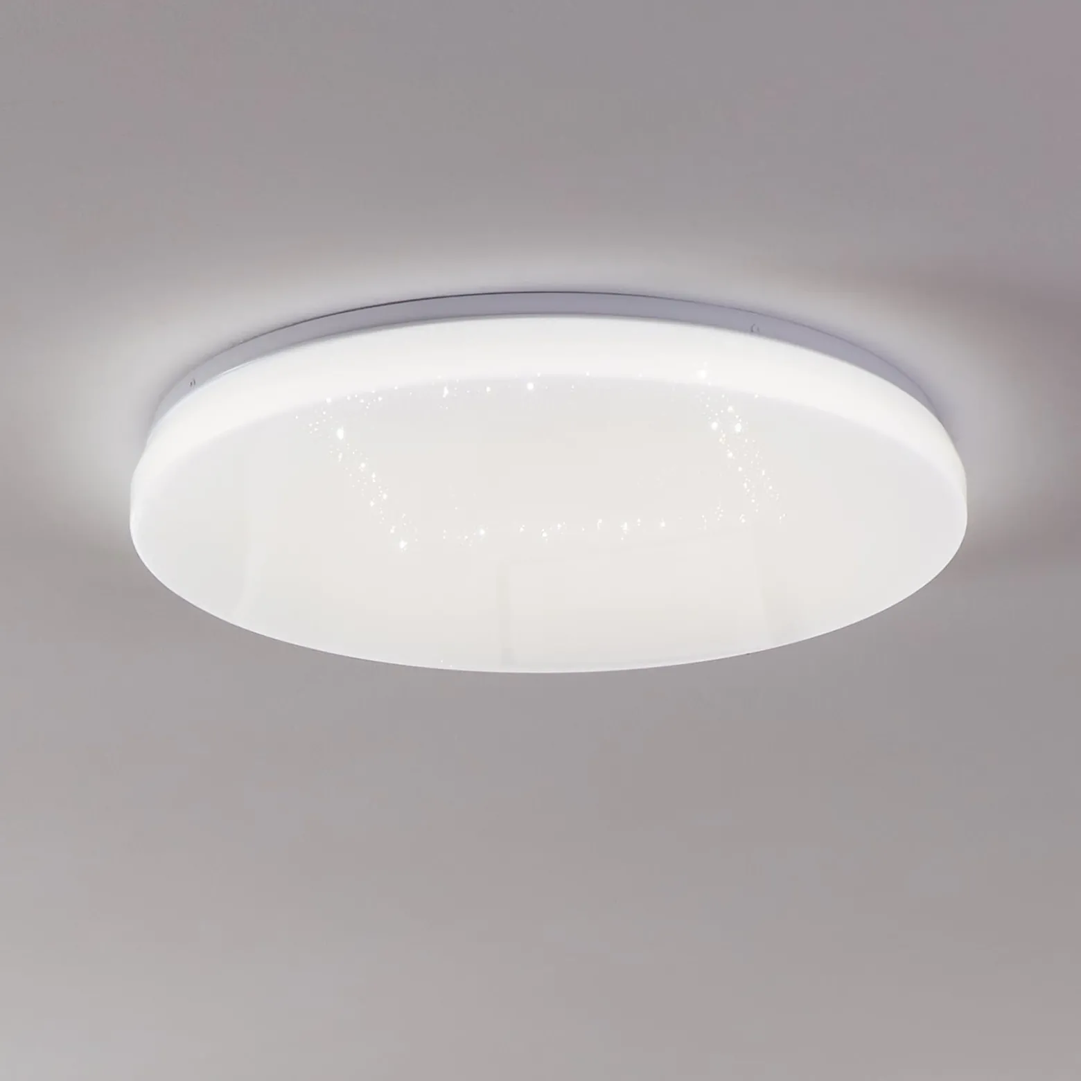 EGLO connect kattovalaisin Totari-Z, Ø56cm, 32W, kristalliefekti
