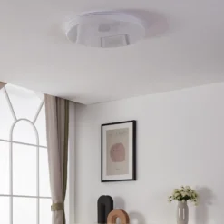 EGLO connect kattovalaisin Totari-Z, Ø56cm, 32W, kristalliefekti