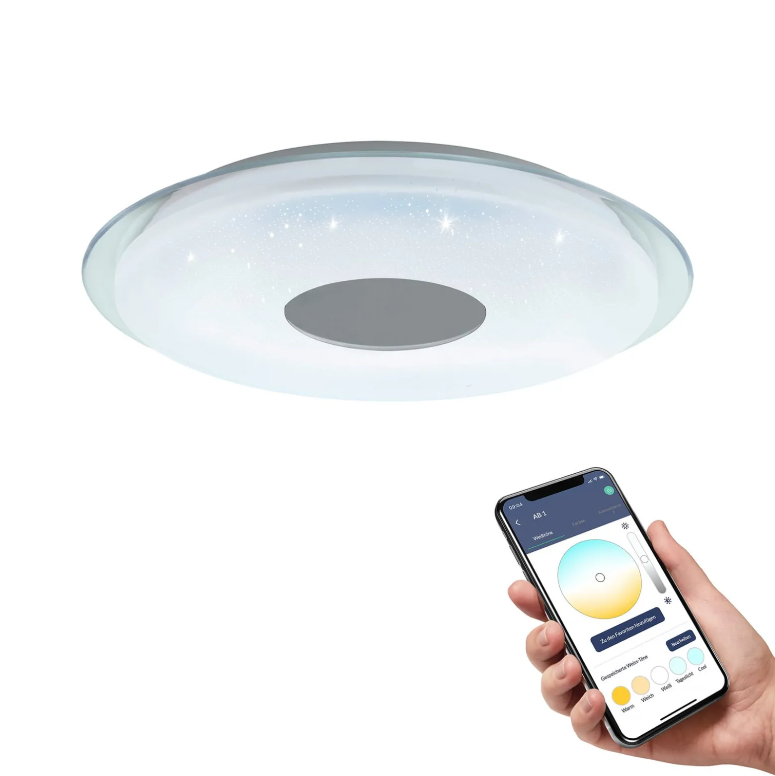 EGLO connect Lanciano-Z LED-kattovalaisin Ø 45cm