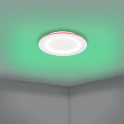 EGLO connect LED-kattovalaisin Padrogiano-Z, Ø 45 cm, valkoinen