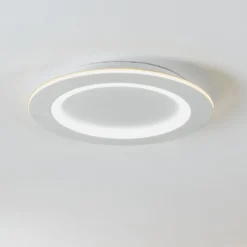 EGLO connect LED-kattovalaisin Padrogiano-Z, Ø 45 cm, valkoinen
