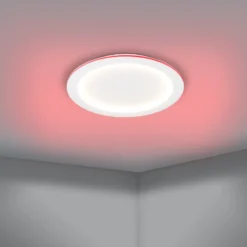 EGLO connect LED-kattovalaisin Padrogiano-Z, Ø 60 cm, valkoinen
