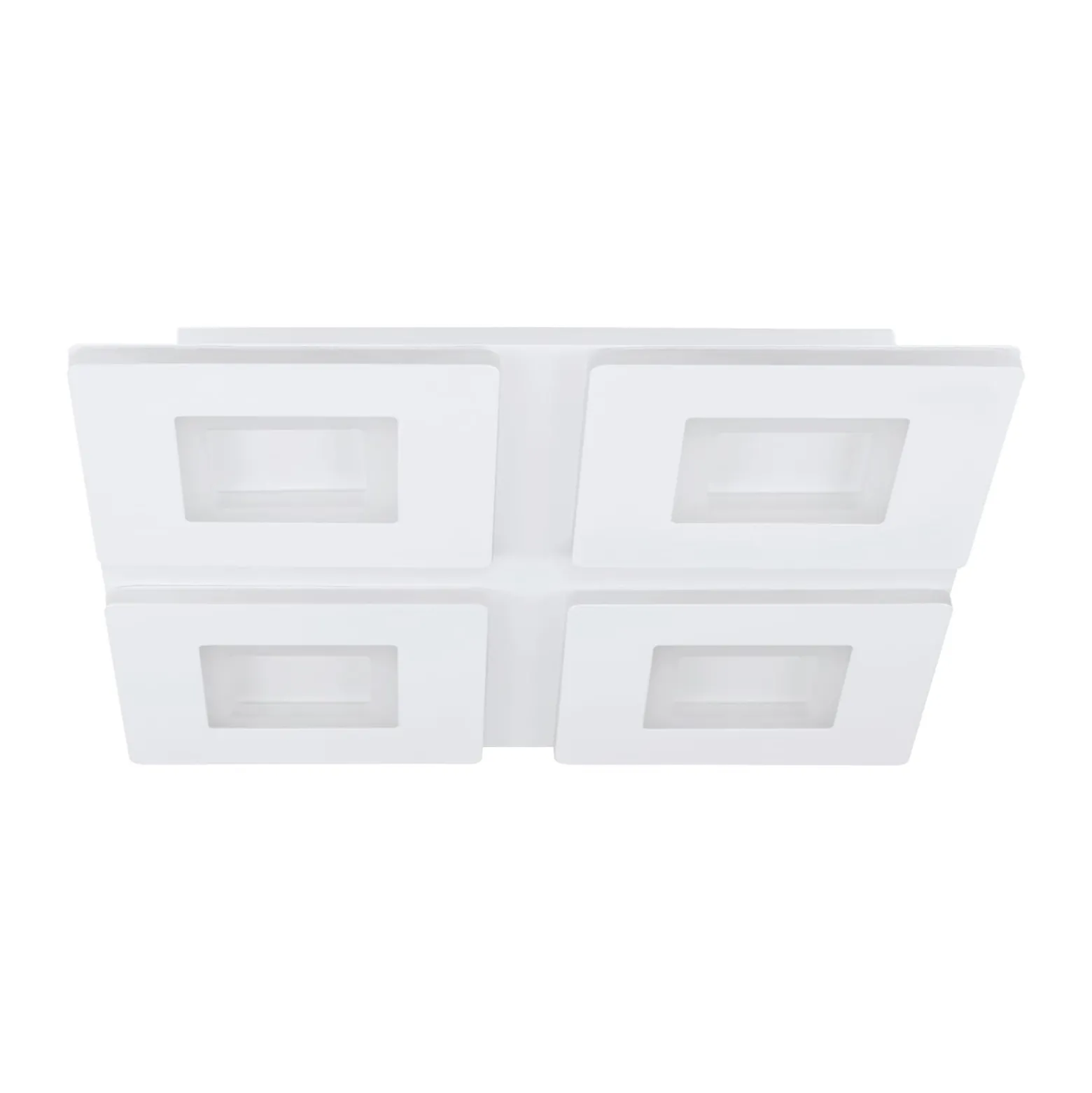 EGLO connect LED-kattovalaisin Padrogiano-Z 4-valaisin, 45 x 45 cm, 45 x 45 cm
