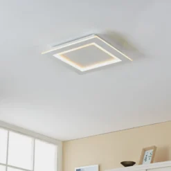 EGLO connect LED-kattovalaisin Padrogiano-Z 1-valo, 45 x 45 cm