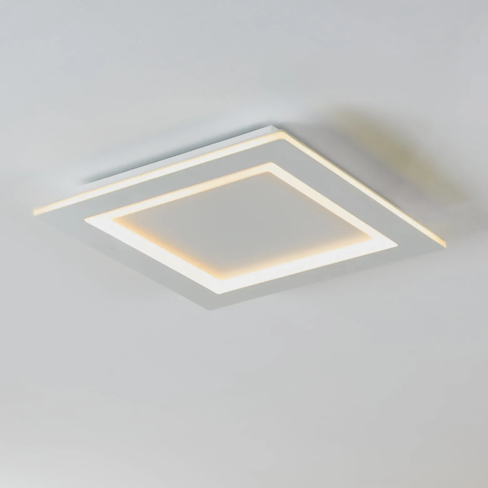 EGLO connect LED-kattovalaisin Padrogiano-Z 1-valo, 45 x 45 cm