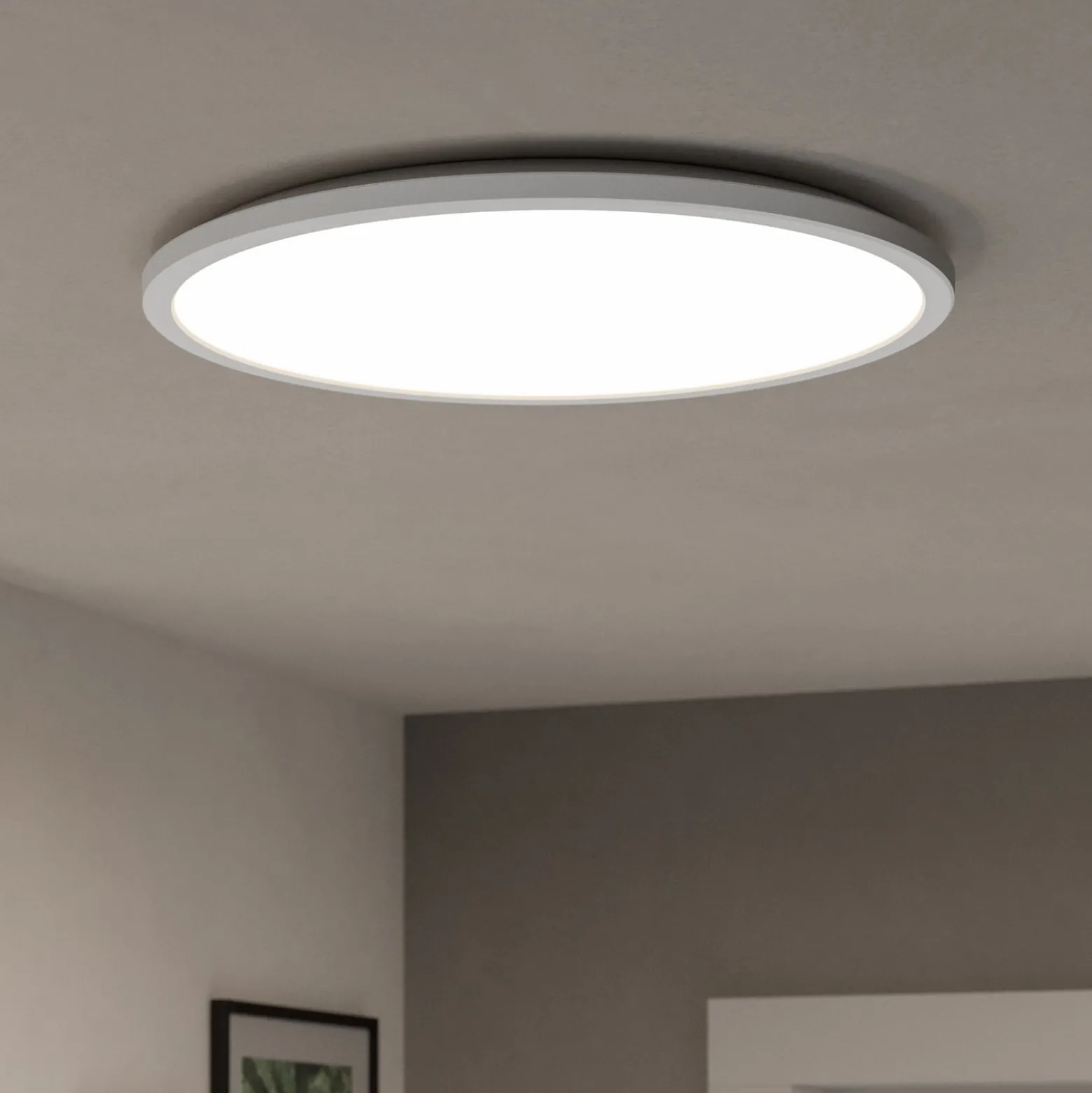 EGLO connect LED-kattovalaisin Rovito-Z, valkoinen, Ø 50 cm