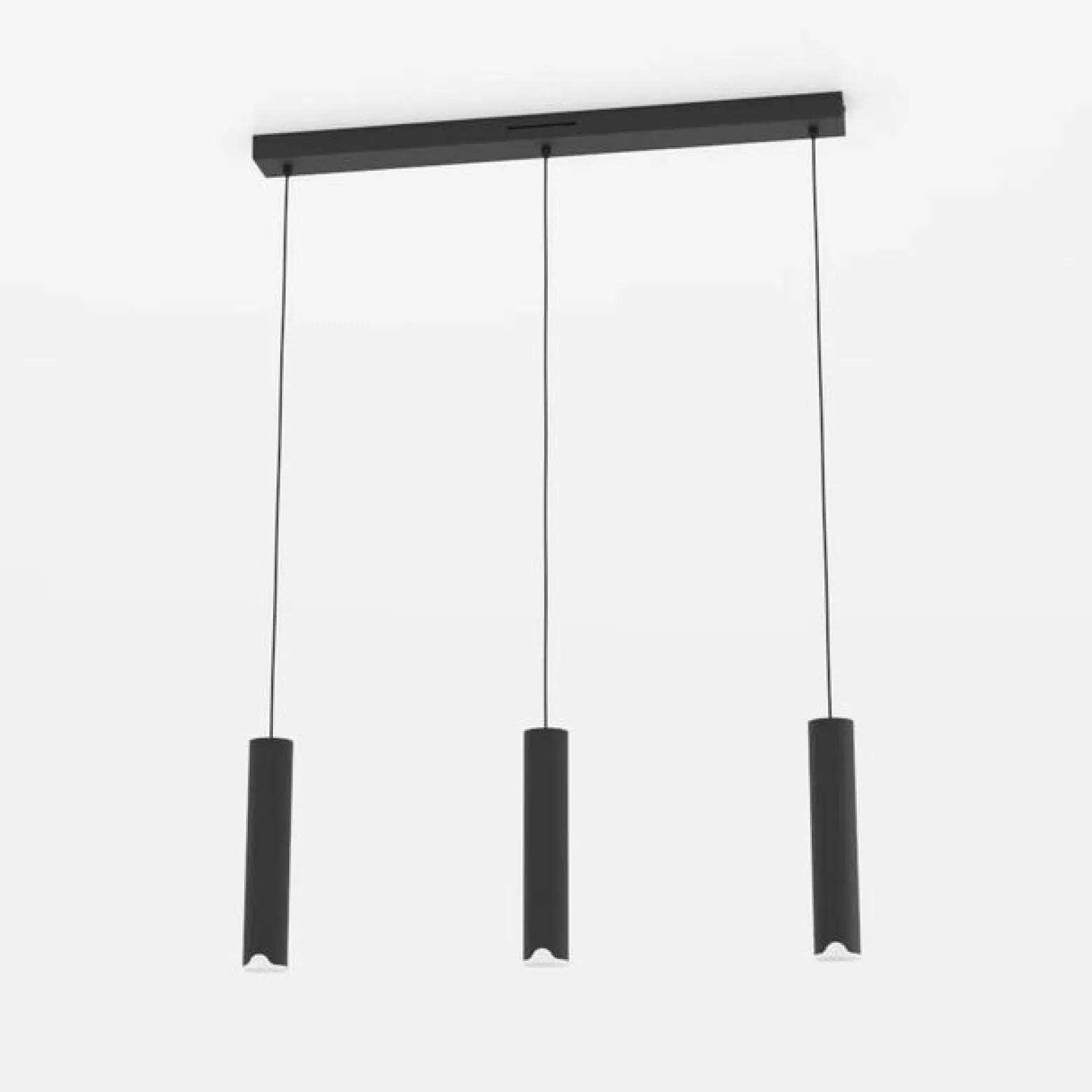 EGLO connect LED-riippuvalaisin Balamorta-Z, 3-valoinen, musta