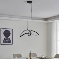 EGLO connect LED-riippuvalaisin Calarossa-Z, musta, alumiini