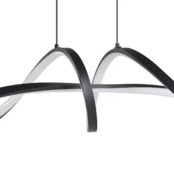 EGLO connect LED-riippuvalaisin Calarossa-Z, musta, alumiini