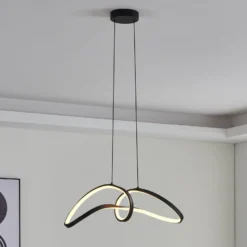 EGLO connect LED-riippuvalaisin Calarossa-Z, musta, alumiini
