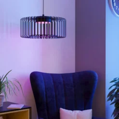 EGLO connect LED-riippuvalaisin Ginestrone-Z, 1-valaisin, musta