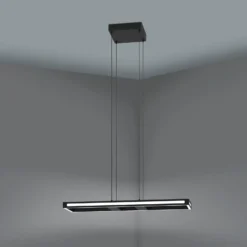 EGLO connect LED-riippuvalaisin Savilanas-Z, 77 cm, musta