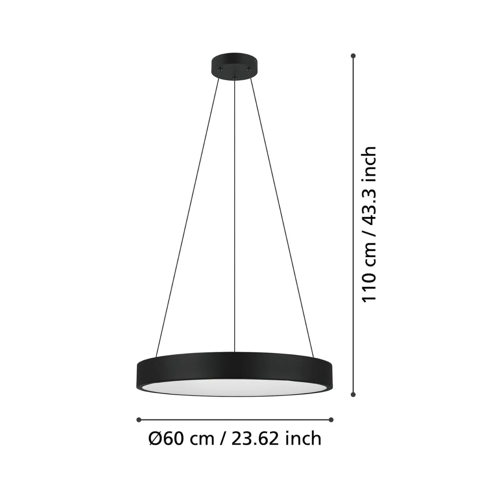 EGLO connect Marghera-Z -LED-riippuvalaisin