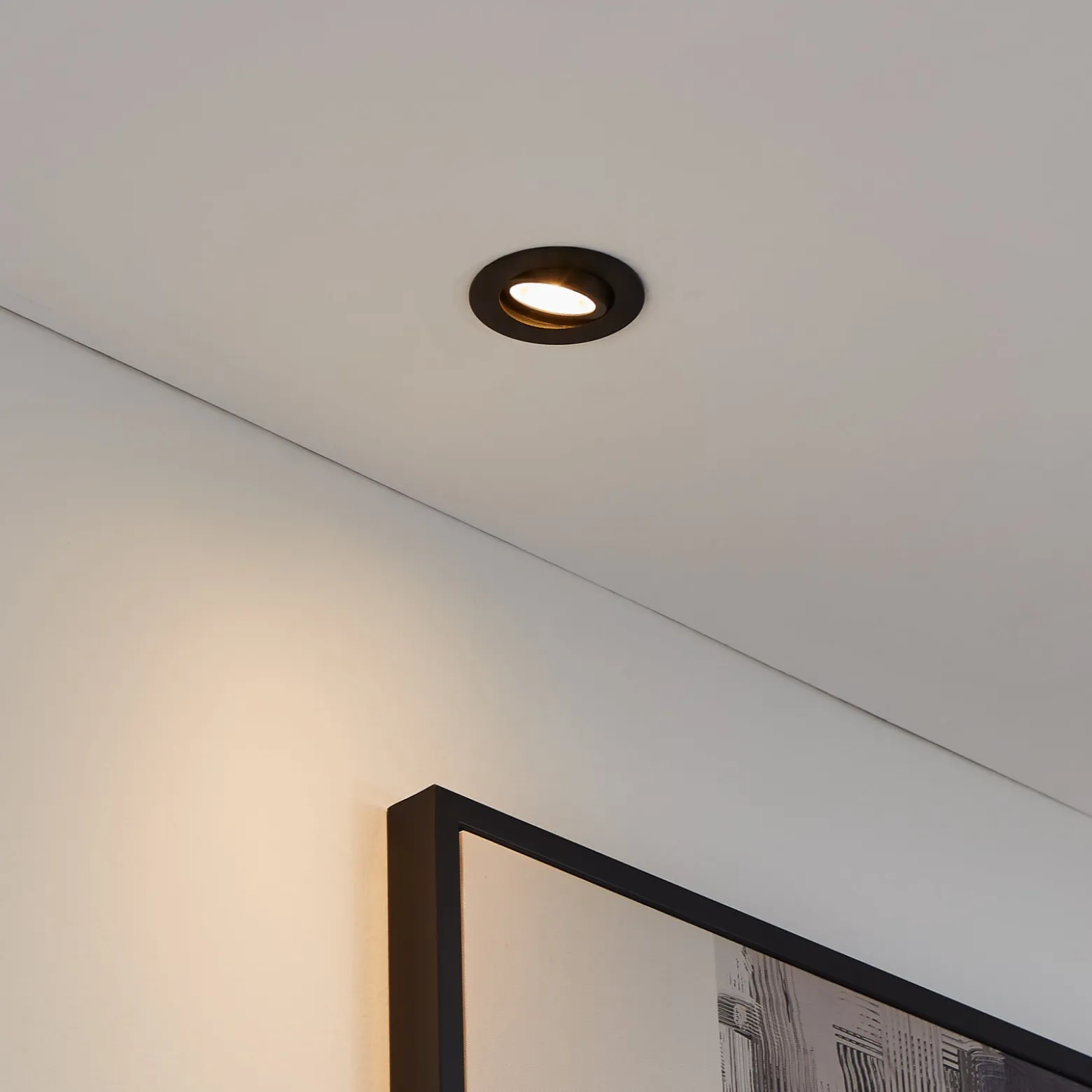 EGLO connect Saliceto-Z -LED-uppovalo, musta