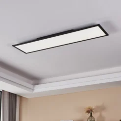 EGLO connect Salobrena-Z LED-kattovalaisin, 120x30cm, musta