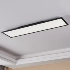 EGLO connect Salobrena-Z LED-kattovalaisin, 120x30cm, musta