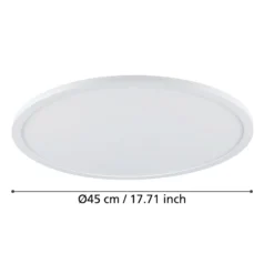 EGLO connect Sarsina-Z kattovalaisin valkoinen Ø45cm