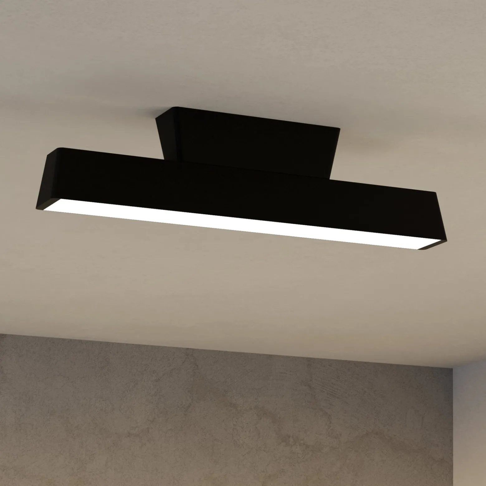 EGLO connect Simolaris-Z -LED-kattovalo, 47 cm