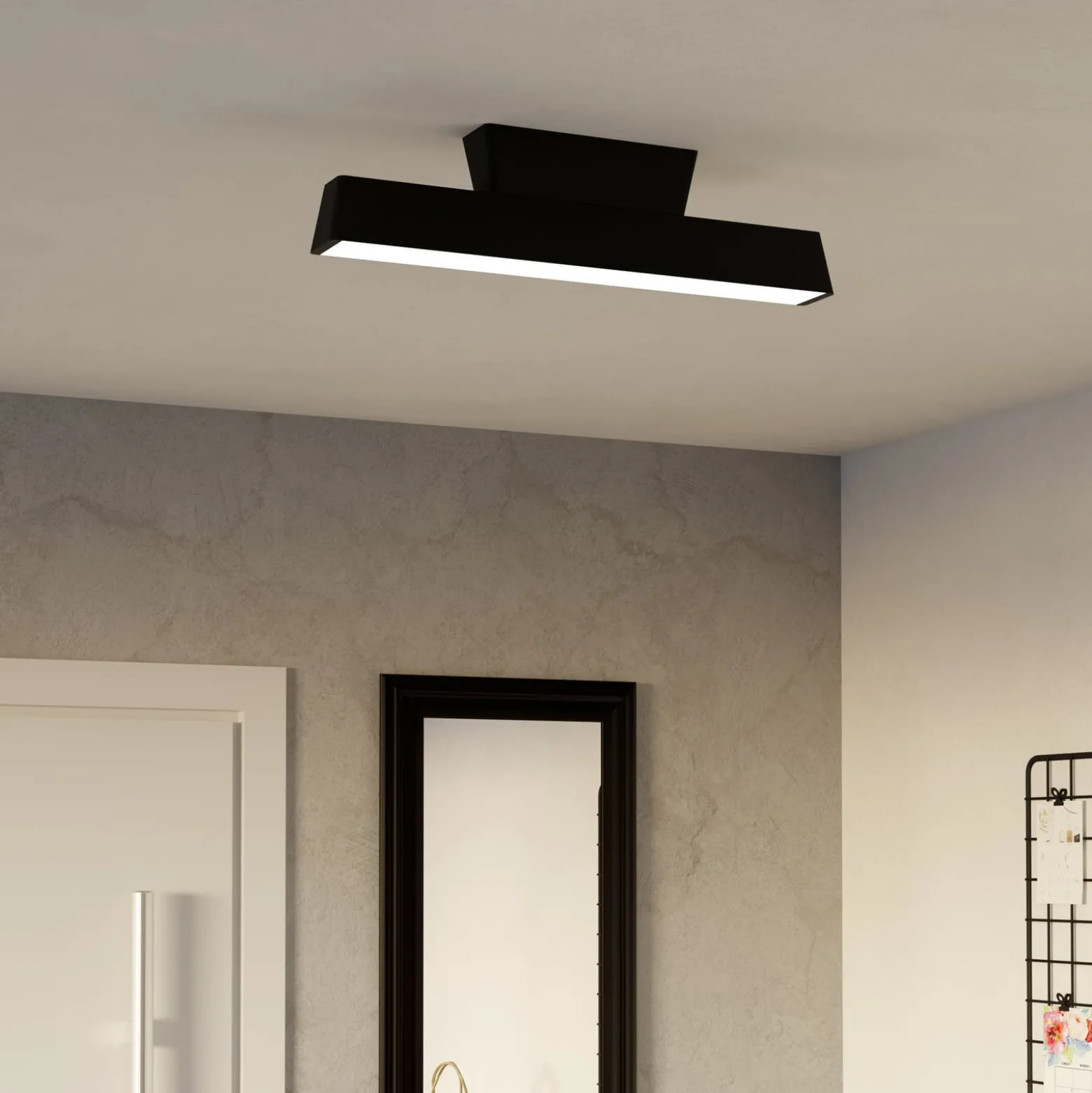 EGLO connect Simolaris-Z -LED-kattovalo, 47 cm
