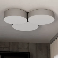 EGLO connect Smart-LED-kattovalaisin Barbano-Z, harmaa
